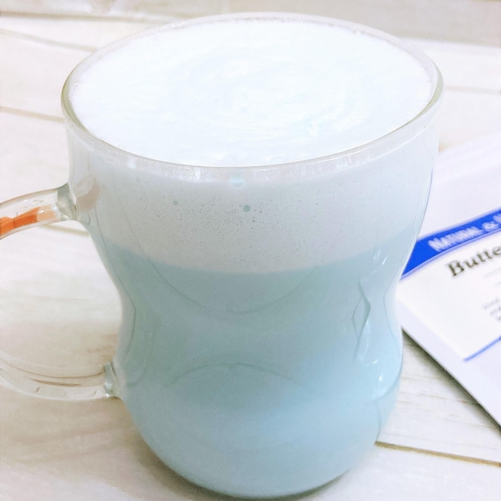 ＜カラーレシピ：青＞幸せの青いホットミルク